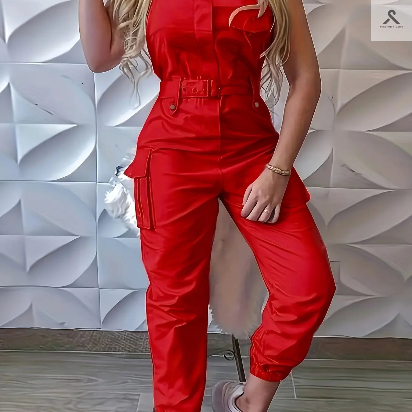 جسم نسائي من بوليستر 100 بالمئة بتصميم عصري Fashint