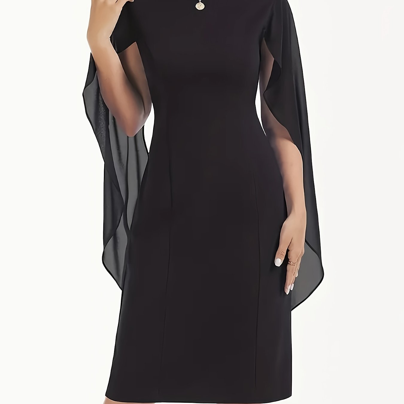 تنورة نسائية متوسطة الطول بتصميم أنيق مع تفاصيل مطاطية Fashint