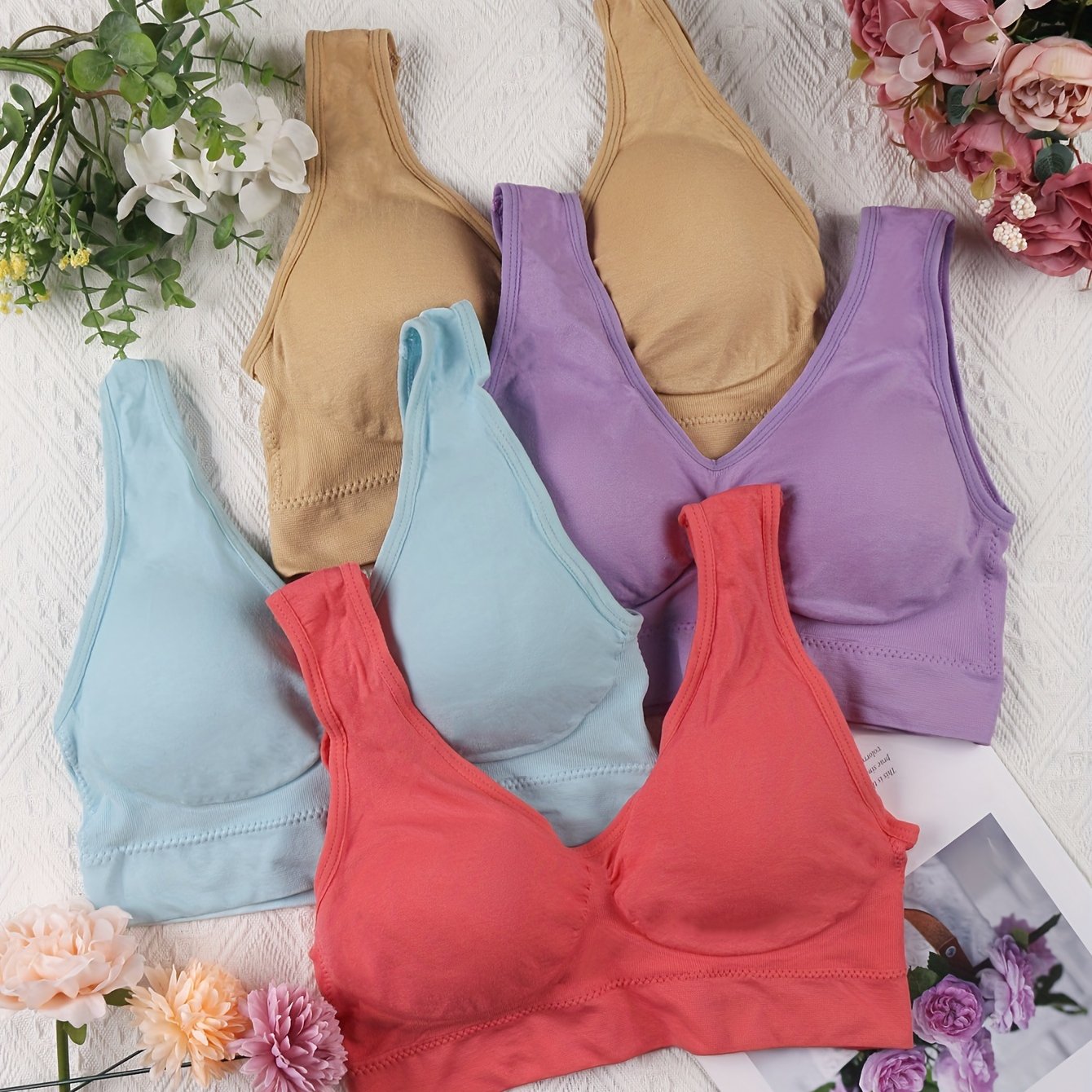 مجموعة الرياضية النسائية بمقاسات كبيرة 4 قطع Fashint