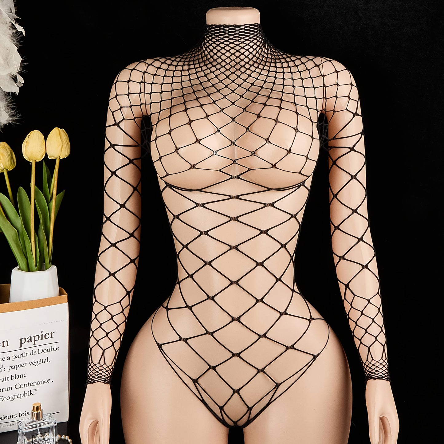 بدلة نسائية للجسم من الألياف النسيجية المرنة Fashint