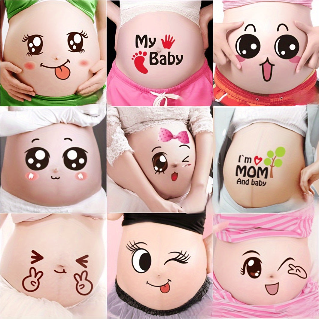 ملصقات الحمل المرحة 9 قطع Fashint