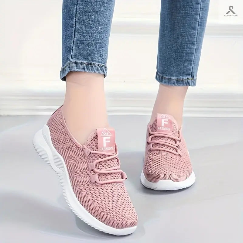احصل على أحذية رياضية كاجوال نسائية ملونة Fashint