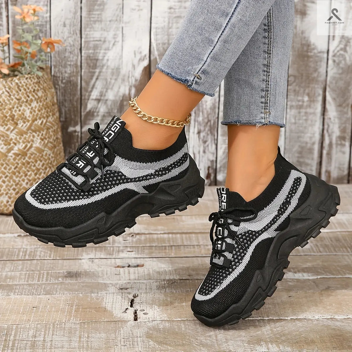 احصل على أحذية رياضية مريحة للسيدات مع تقنية تهوية حديثة Fashint