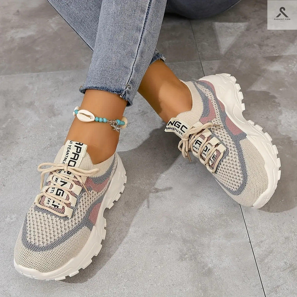 احصل على أحذية رياضية مريحة للسيدات مع تقنية تهوية حديثة Fashint