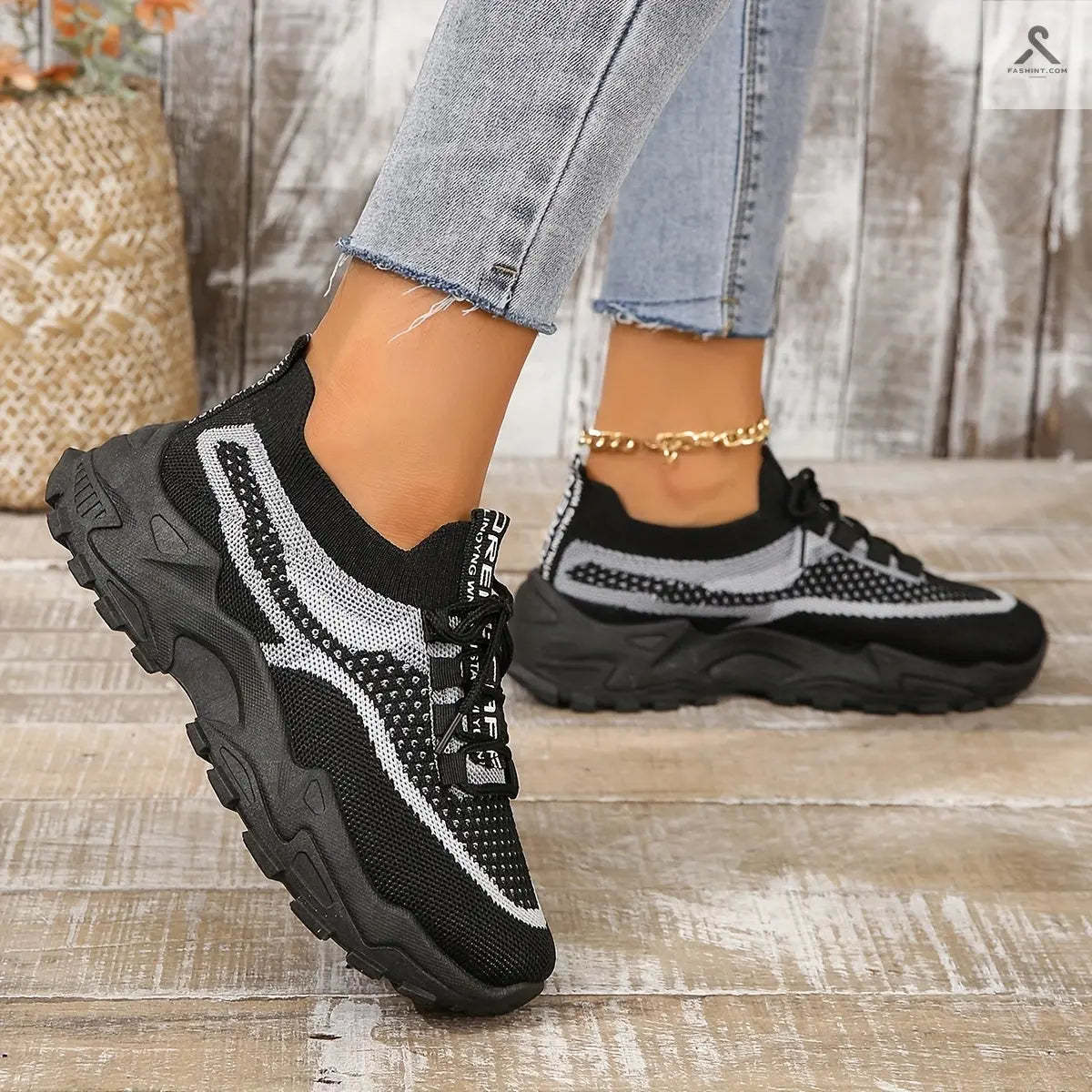 احصل على أحذية رياضية مريحة للسيدات مع تقنية تهوية حديثة Fashint