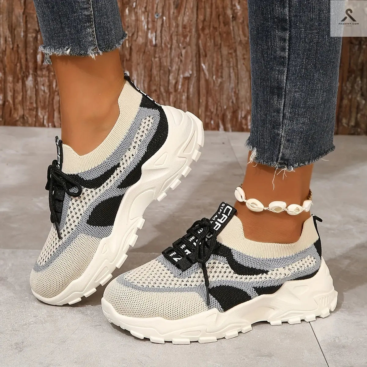 احصل على أحذية رياضية مريحة للسيدات مع تقنية تهوية حديثة Fashint