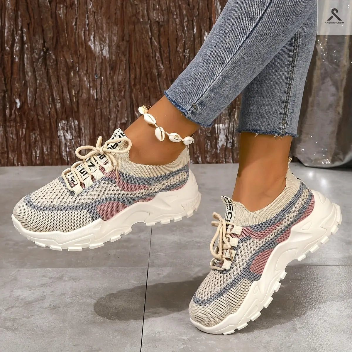 احصل على أحذية رياضية مريحة للسيدات مع تقنية تهوية حديثة Fashint