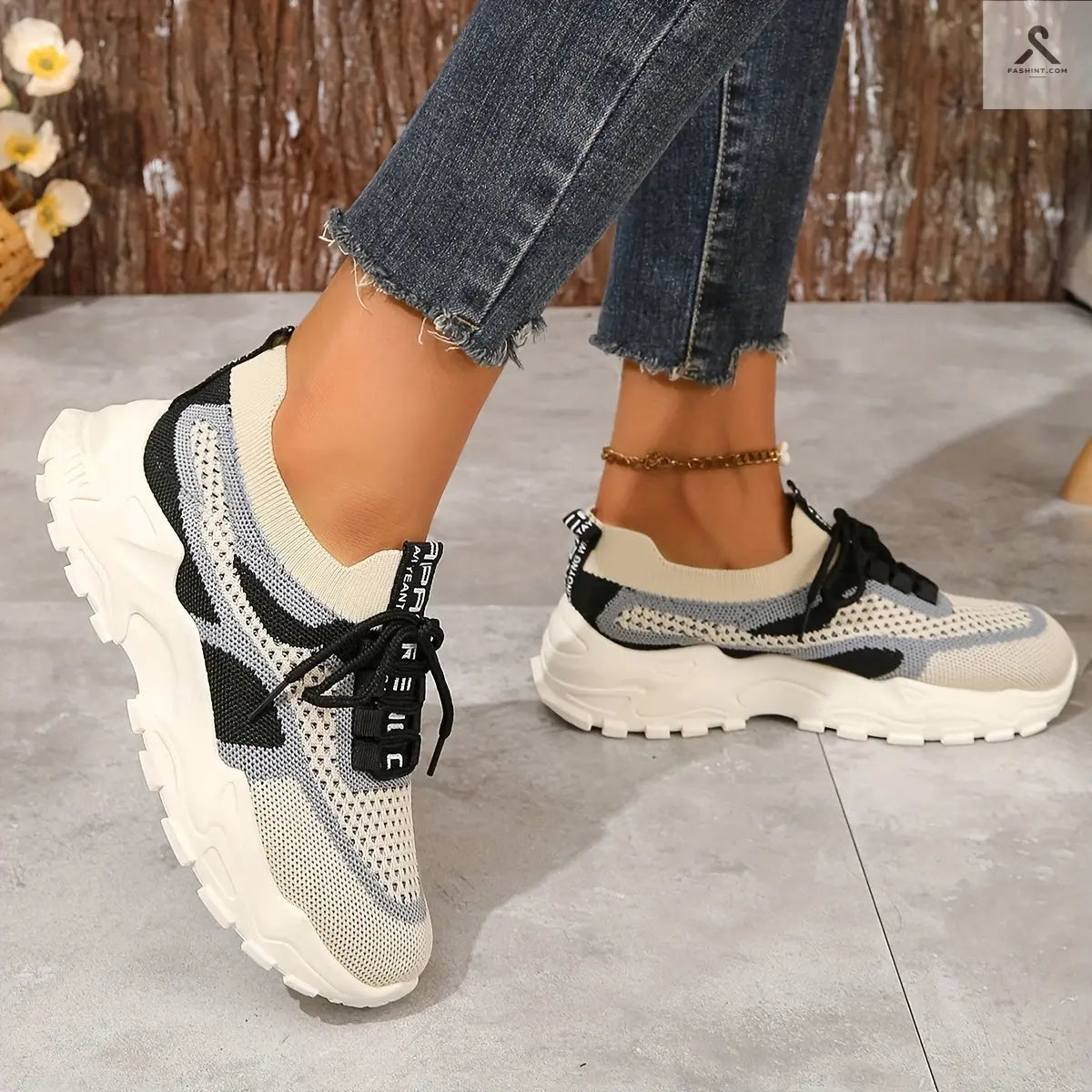 احصل على أحذية رياضية مريحة للسيدات مع تقنية تهوية حديثة Fashint