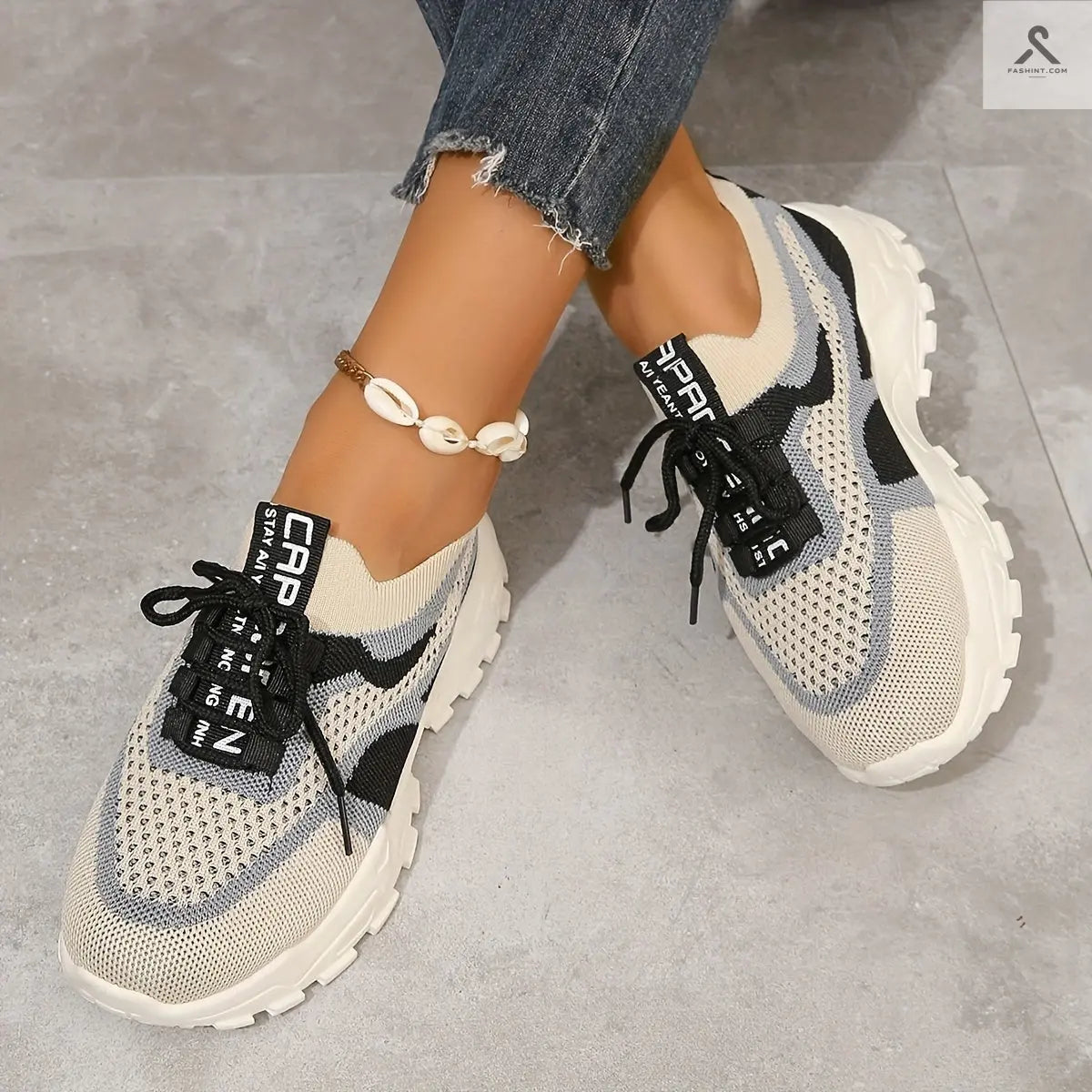 احصل على أحذية رياضية مريحة للسيدات مع تقنية تهوية حديثة Fashint