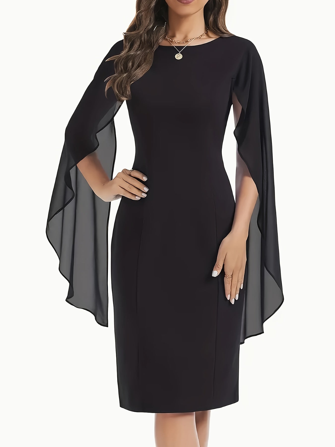 تنورة نسائية متوسطة الطول بتصميم أنيق مع تفاصيل مطاطية Fashint
