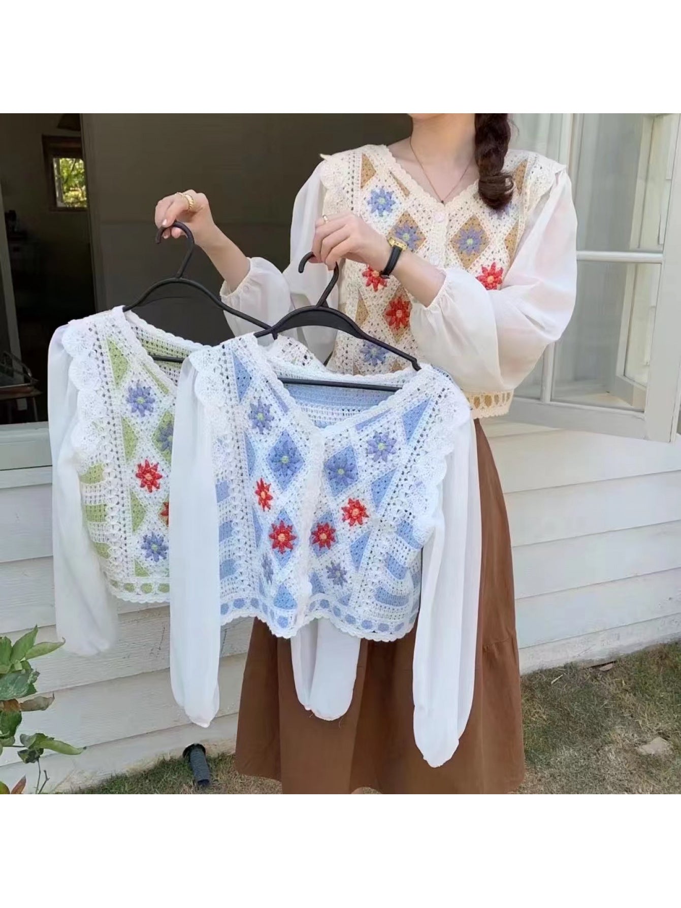 شياكة وفخامة مع قميص مطرز ذو أكمام طويلة Fashint