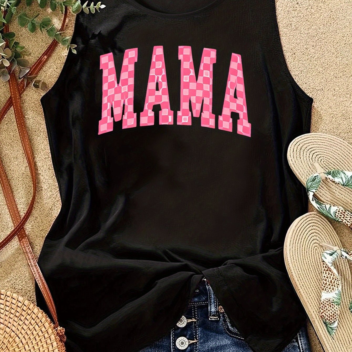 تي شيرت صيفي بتصميم مميز لعيد الأم للنساء بألوان رائعة Fashint