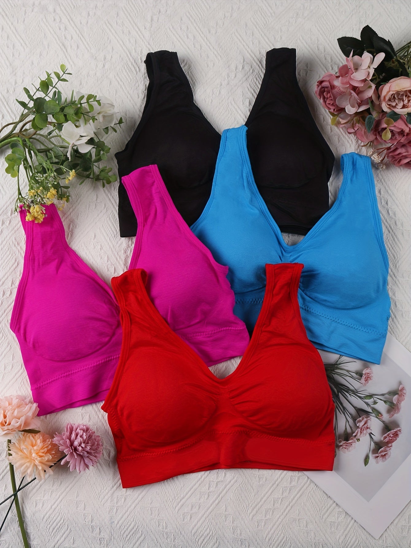 مجموعة الرياضية النسائية بمقاسات كبيرة 4 قطع Fashint