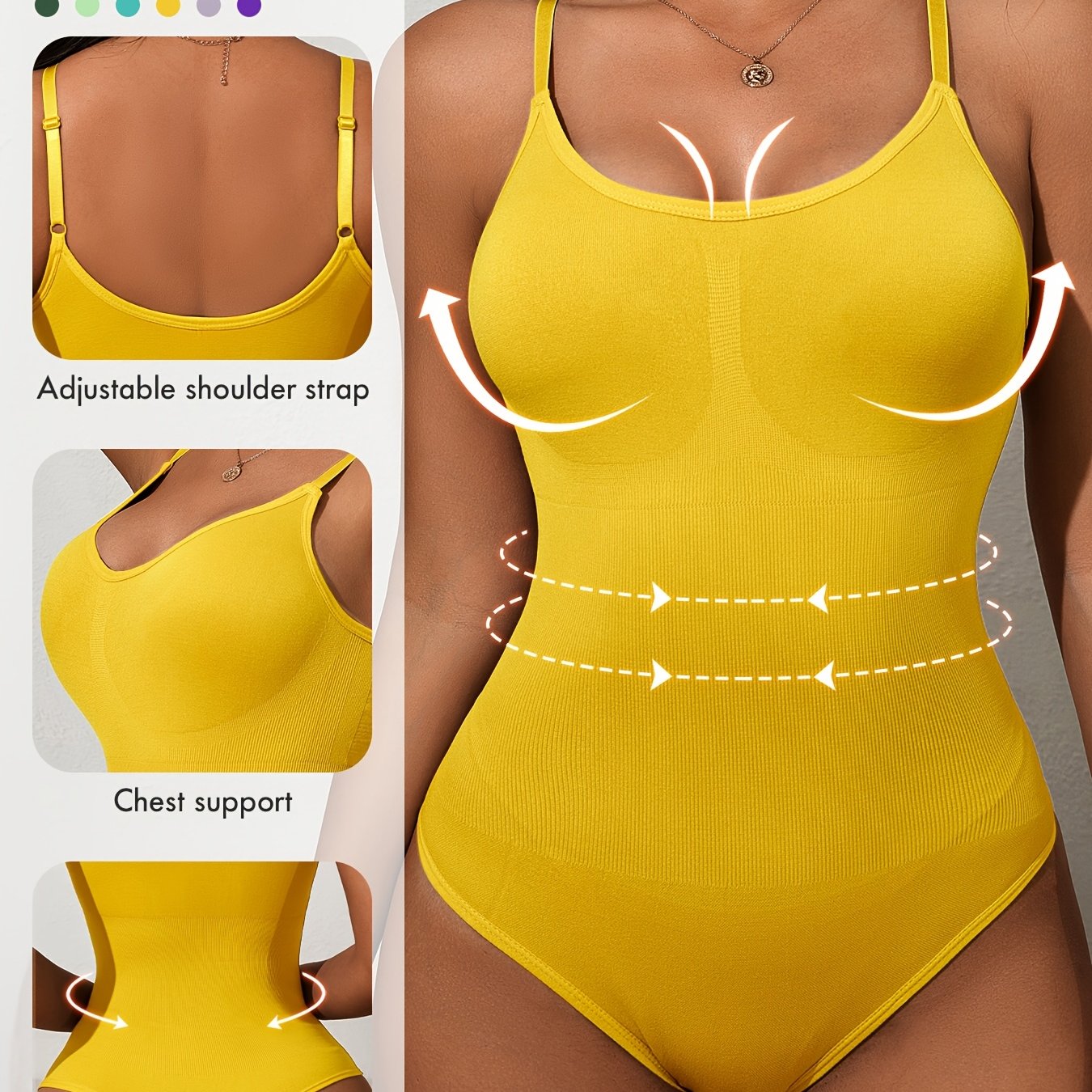 بدلة نحت الجسم الأنيقة للسيدات - دعم عالي وتحكم في البطن Fashint