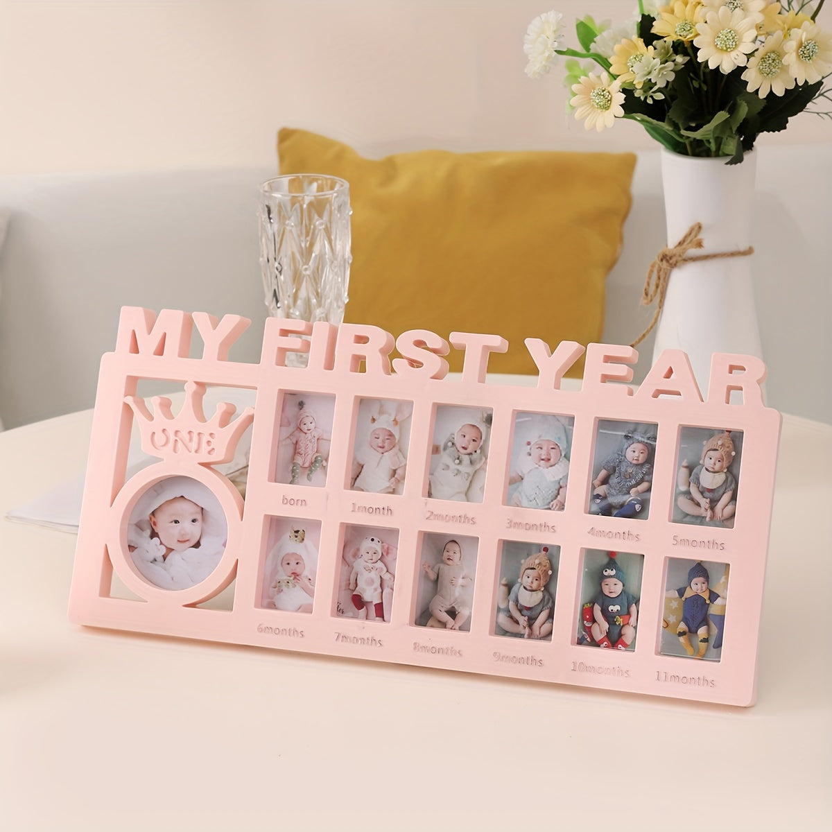 إطار صور الذكريات العزيزة بمناسبة السنة الأولى Fashint