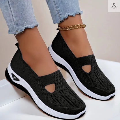 احذية نسائية مريحة ذات تصميم شبكي لسهرة صيف 2023 Fashint