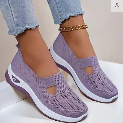 احذية نسائية مريحة ذات تصميم شبكي لسهرة صيف 2023 Fashint