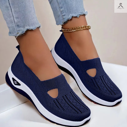 احذية نسائية مريحة ذات تصميم شبكي لسهرة صيف 2023 Fashint