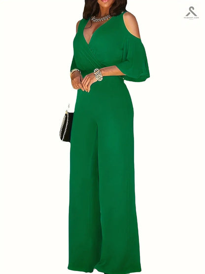 بدلة نسائية أنيقة دون حمالات ذات رسمة خالية من النقوش Fashint