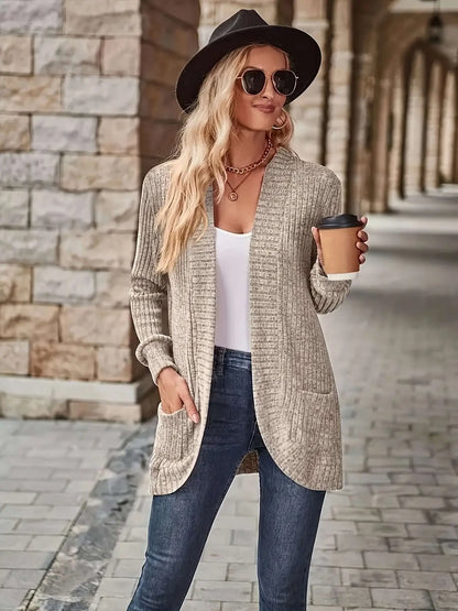 بلوزة طويلة الأكمام ملونة بسيطة بألوان جذابة Fashint