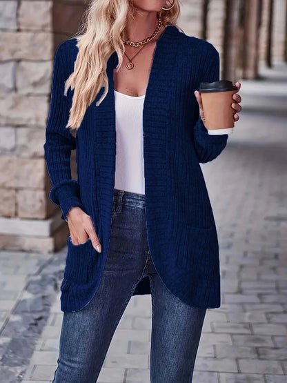 بلوزة طويلة الأكمام ملونة بسيطة بألوان جذابة Fashint
