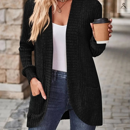 بلوزة طويلة الأكمام ملونة بسيطة بألوان جذابة Fashint