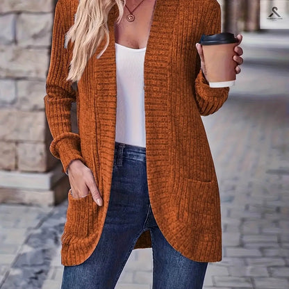 بلوزة طويلة الأكمام ملونة بسيطة بألوان جذابة Fashint