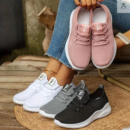 احصل على أحذية رياضية كاجوال نسائية ملونة Fashint