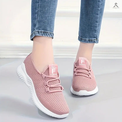 احصل على أحذية رياضية كاجوال نسائية ملونة Fashint