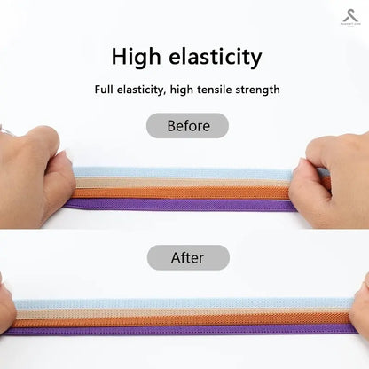 حذاء رياضي برباط مرن من الماس مقفل لعدم الربط Fashint