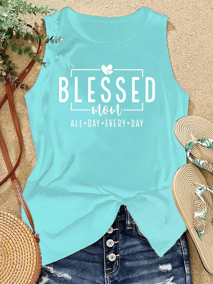 تيشيرت رياضي نسائي Blessed You All يوميا مريح Fashint